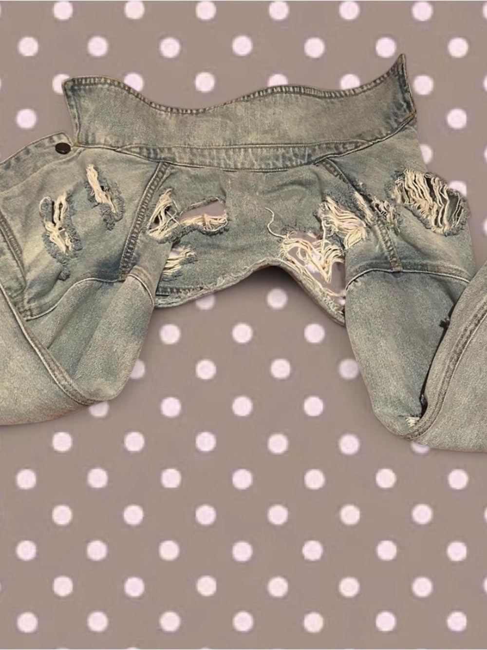 Cello Light Wash Distressed Jean Jacket